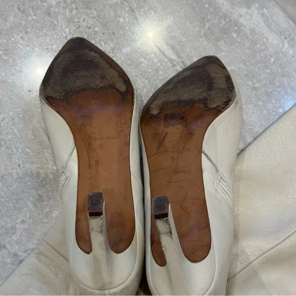 L'INTERVALLE Cream Knee-High Boots - Picture 5 of 11